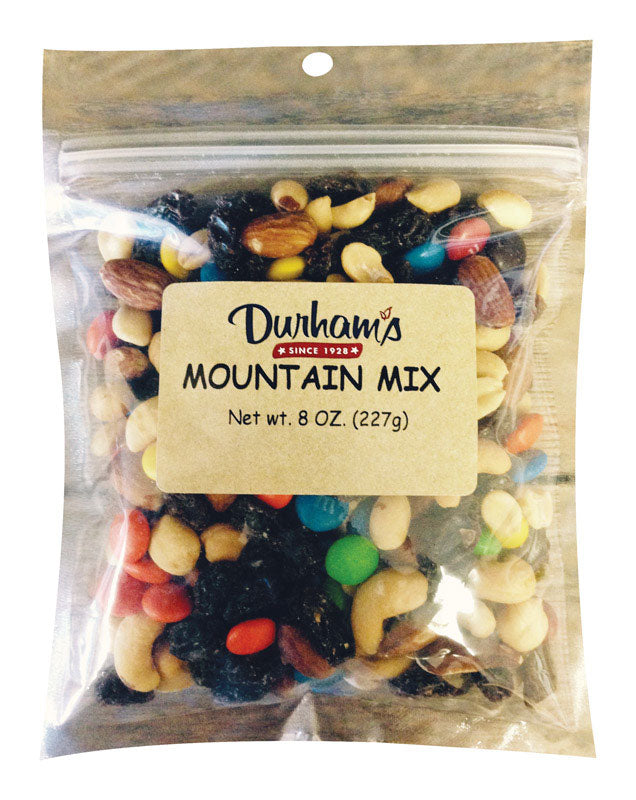 DURHAMS - Durhams Nuts, Raisins, Chocolate Trail Mix 8 oz Bagged - Case of 12 [7304280211]