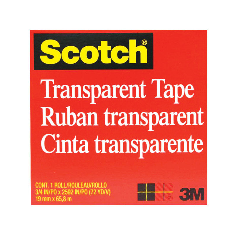 3M - 3M Scotch 3/4 in. W X 72 yd L Tape