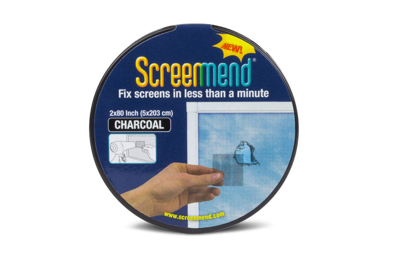 SCREENMEND - Screenmend Charcoal Fiberglass Screen Repair Patch 2 in. W X 80 in. L 1 pk