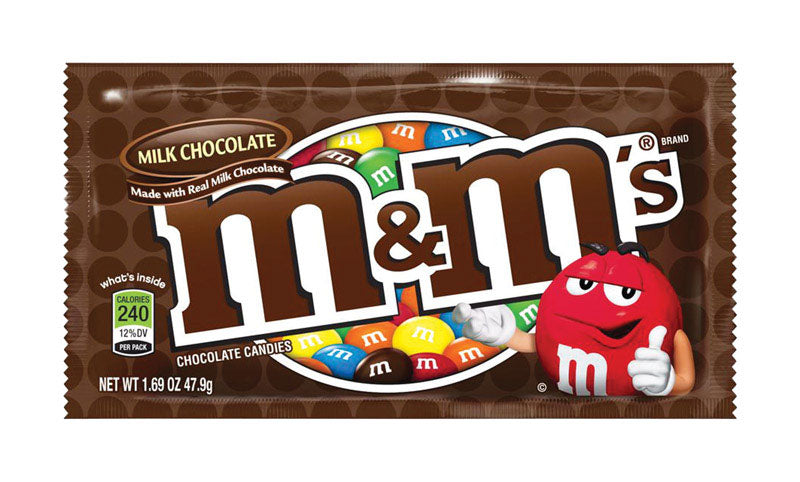 M&M'S - M&M's Milk Chocolate Chocolate Candies 1.69 oz - Case of 36