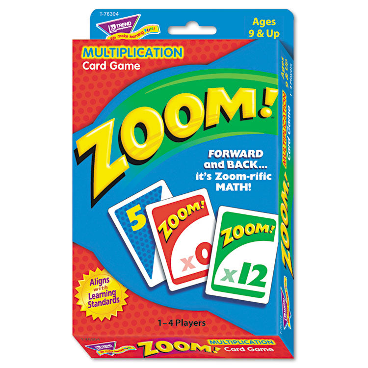 TREND - Zoom Math Card Game, Ages 9 and Up, 100 Cards/Set