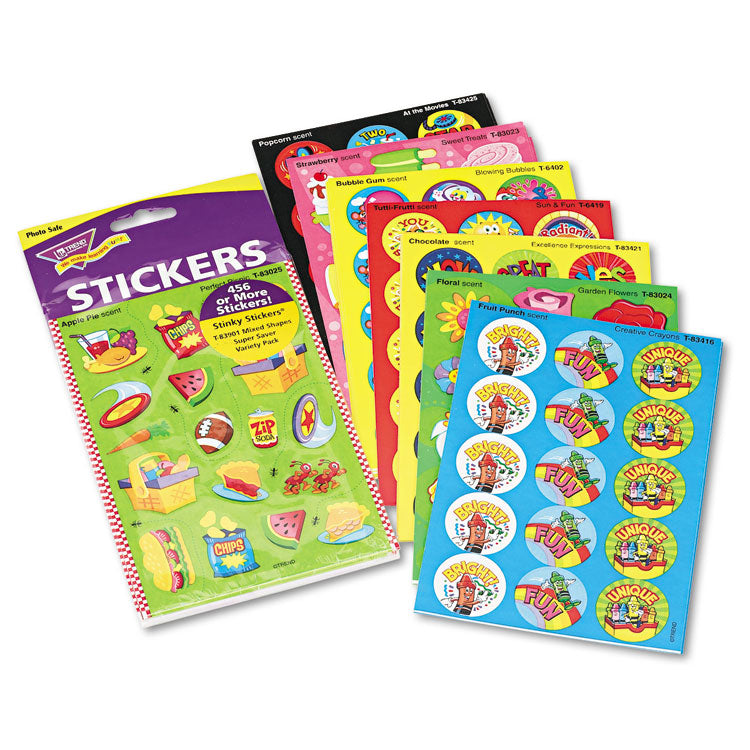 TREND - Stinky Stickers Variety Pack, Sweet Scents, Assorted Colors, 483/Pack
