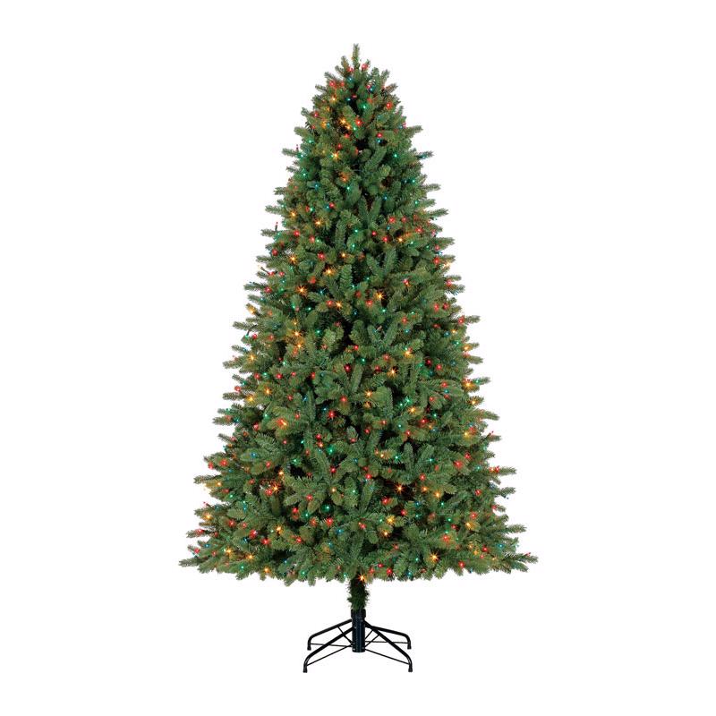 CELEBRATIONS - Celebrations 7-1/2 ft. Full Incandescent 600 ct Grande Fir Color Changing Christmas Tree