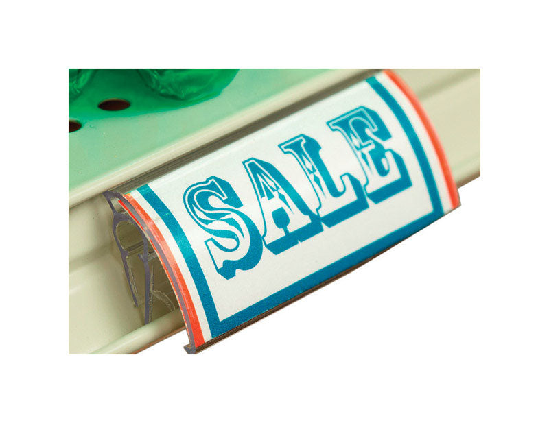 KINTER - Plastic Shelf Bin Tag Holder 0.25 in. H X 1.5 in. W