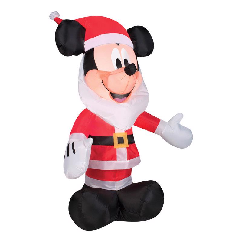 GEMMY - Gemmy Airblown Mickey with Santa Beard 3.5 ft. Inflatable