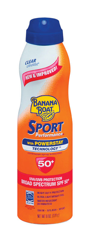 BANANA BOAT - Banana Boat Sport Performance Continuous Spray Sunscreen 6 oz 1 pk - Case of 12 [3179]