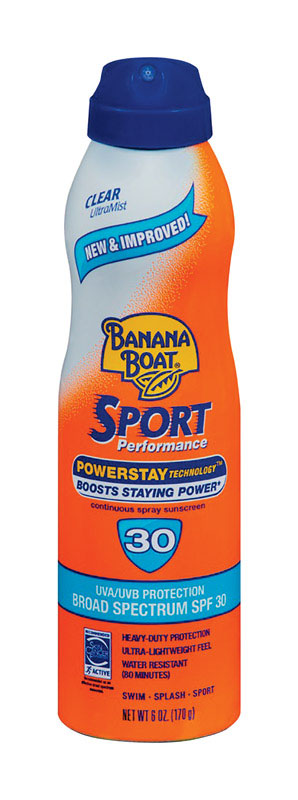 BANANA BOAT - Banana Boat Sport Performance Continuous Spray Sunscreen 6 oz 1 pk - Case of 12 [3178]