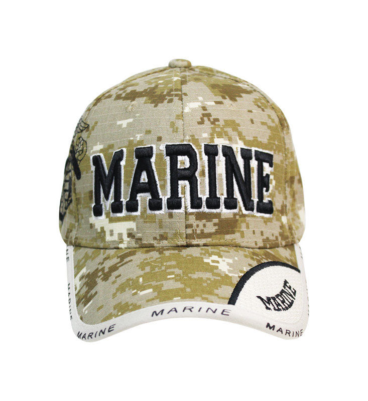 JWM - JWM US Marines Cap Camouflage One Size Fits All - Case of 6