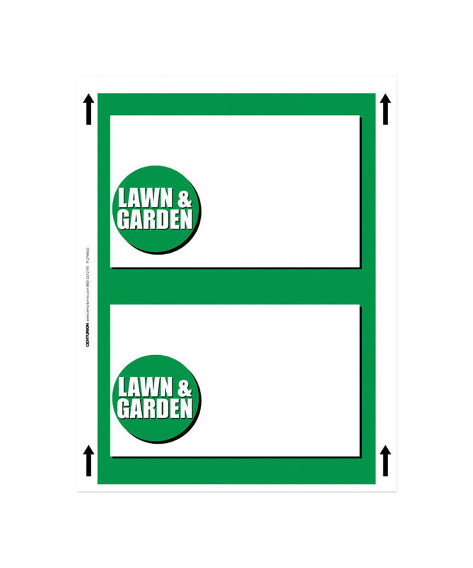 CENTURION - Centurion 11 in. H X 8.5 in. W Lawn & Garden Sign Polyethylene [7062790]