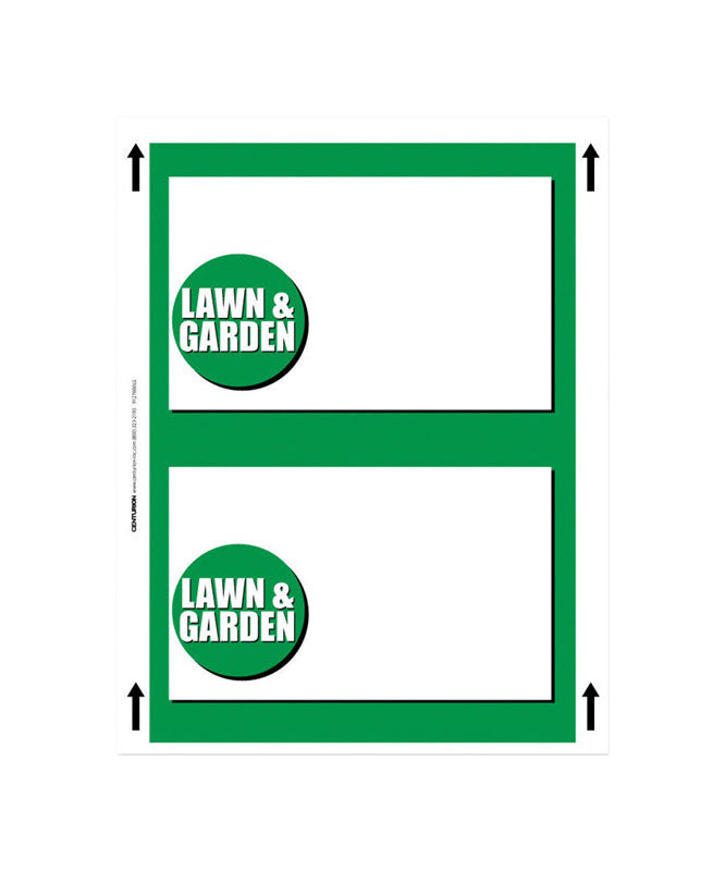 CENTURION - 11 in. H X 8.5 in. W Lawn & Garden Sign Card Stock [7062700]