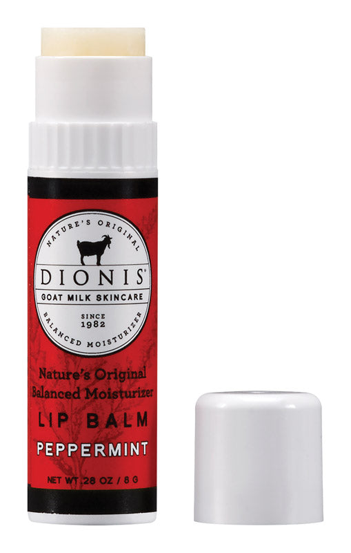 DIONIS - Dionis Goat Milk Peppermint Scent Lip Balm 0.28 oz 1 pk - Case of 6