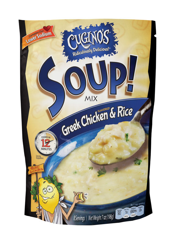 CUGINO'S - Cugino's Greek Chicken and Rice Dry Soup Mix 7 oz Pouch