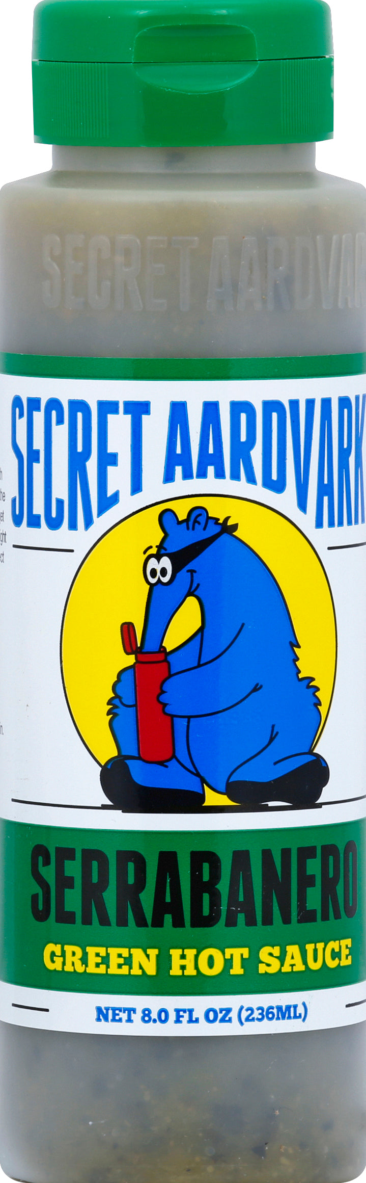 Secret Aardvark Green Hot Sauce 8 oz - Case of 6