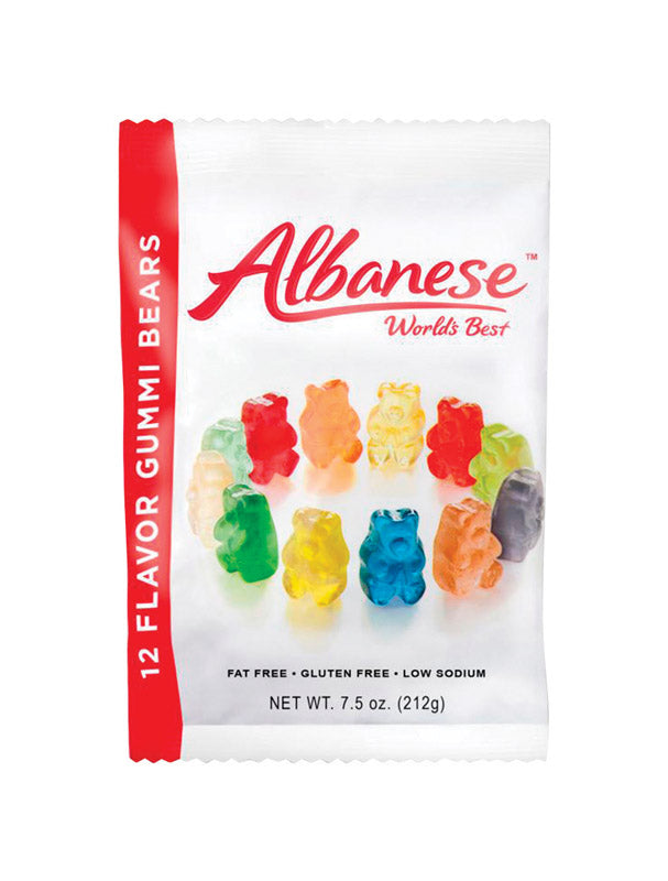 ALBANESE - Albanese Assorted Gummy Bears 7.5 oz - Case of 12