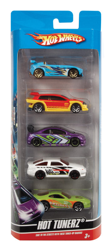 HOT WHEELS - Hot Wheels Hot Tunerz Diecast Car Plastic Multi-Colored 5 pc