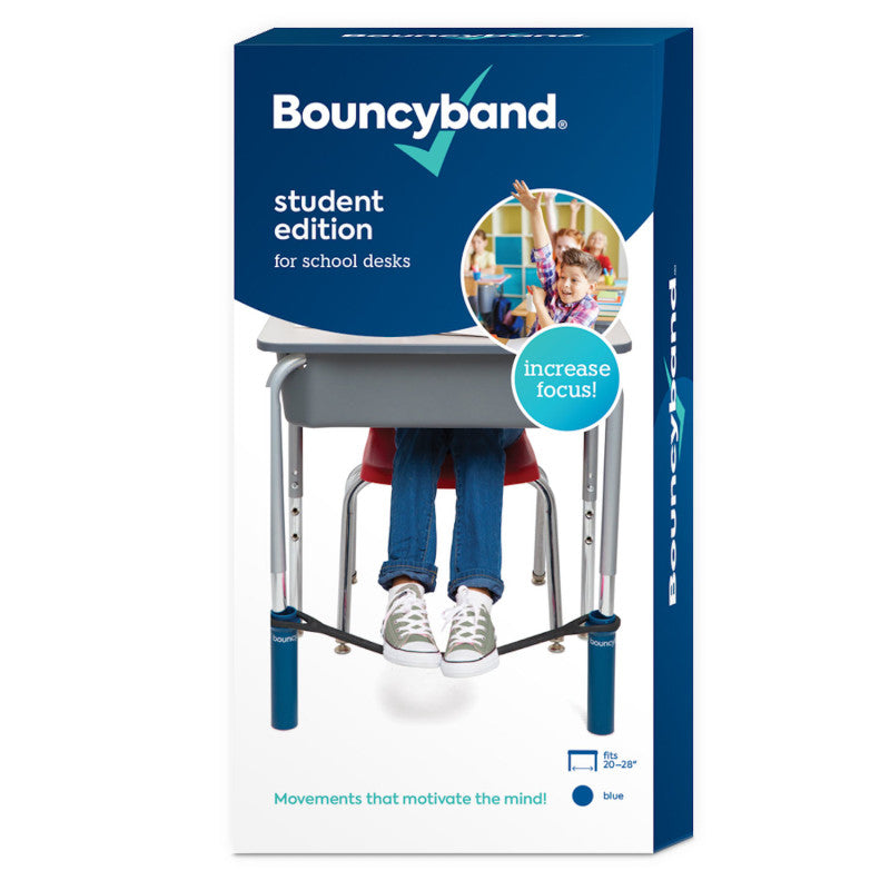 BOUNCYBAND - Chair Band for School Desks, Blue