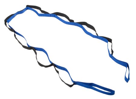 Fabrication Enterprises - Elastic Stretch Strap CanDo® FabStretch® 63 Inch 63 X 1/4 X 2 Inch Black / Blue [1/EA]