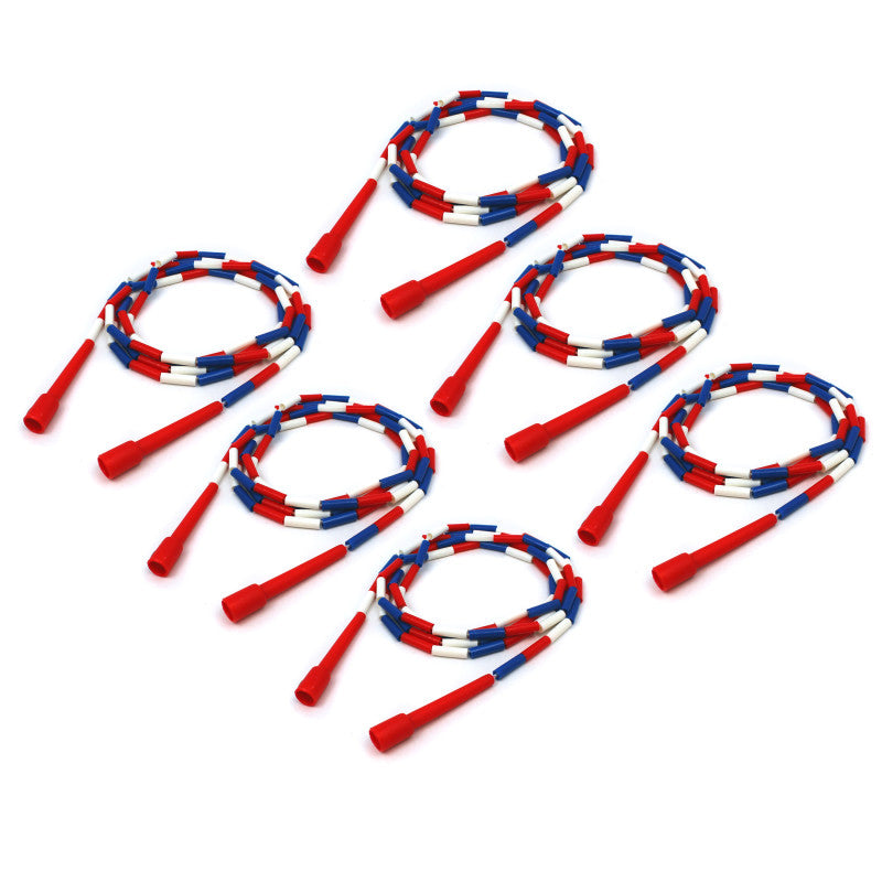 MARTIN SPORTS - Segmented Plastic Jump Rope, 10', Pack of 6