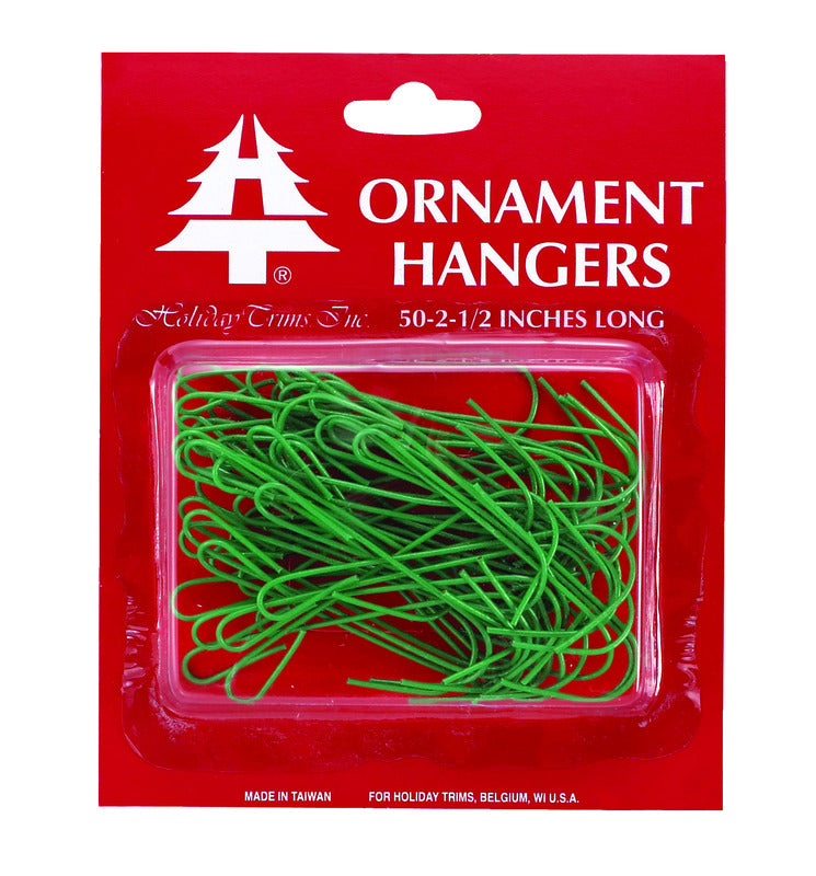 HOLIDAY TRIMS - Holiday Trims 2-1/5 in. Ornament Hooks 50 pk - Case of 72