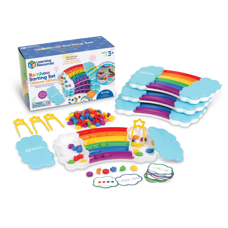 LEARNING RESOURCES - Rainbow Sorting Trays Classroom Edition