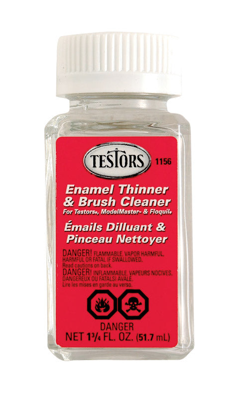 TESTORS - Testors Enamel Thinner 1.75 oz - Case of 6
