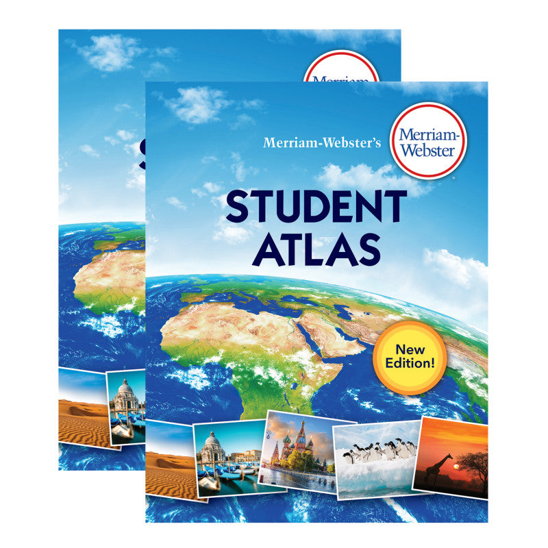 MERRIAM-WEBSTER - Merriam-Webster's Student Atlas, Pack of 2
