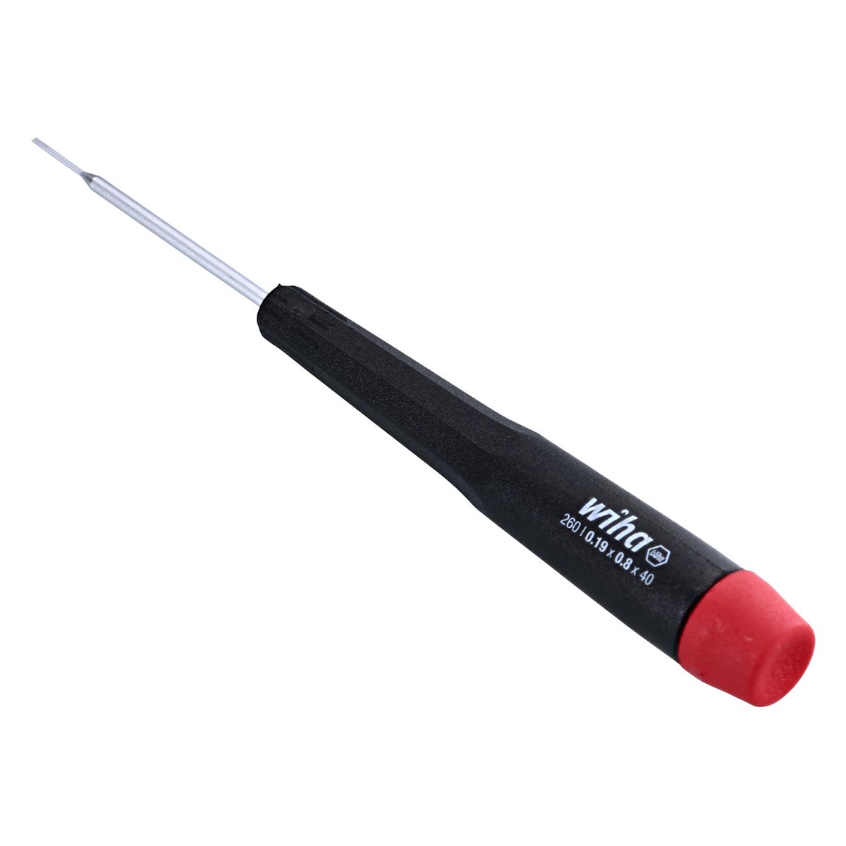 Wiha Precision Slotted Screwdriver - 0.8mm x 40mm