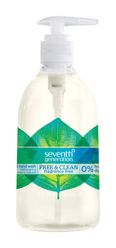 SEVENTH GENERATION - Seventh Generation Free and Clean No Scent Liquid Hand Soap 12 oz