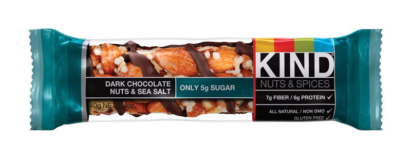 KIND - KIND Dark Chocolate/Nuts/Sea Salt Candy Bar 1.4 oz - Case of 12