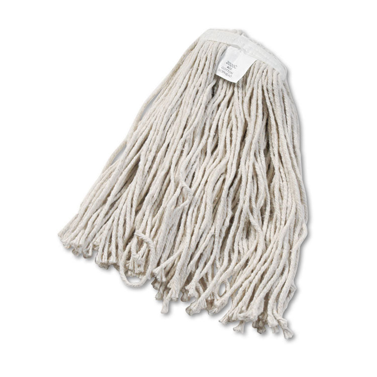 Boardwalk - Cut-End Wet Mop Head, Cotton, No. 20, White