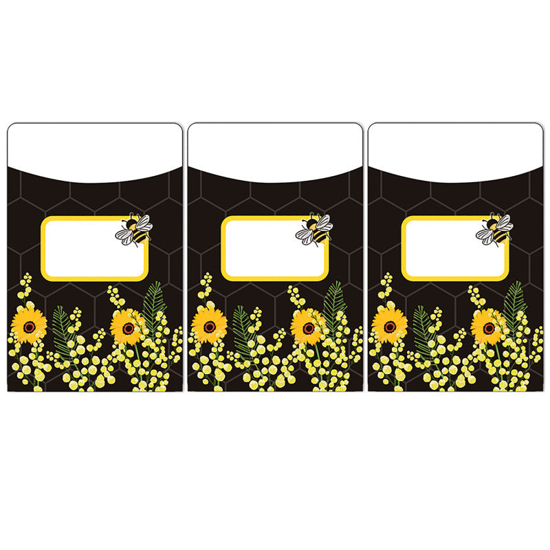 EUREKA - The Hive Library Pockets, 35 Per Pack, 3 Packs