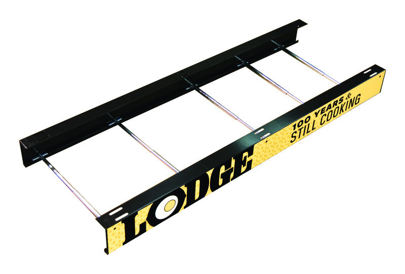 LODGE - 48 in. Black Steel J-Hook Shelf Displayer 1 pk