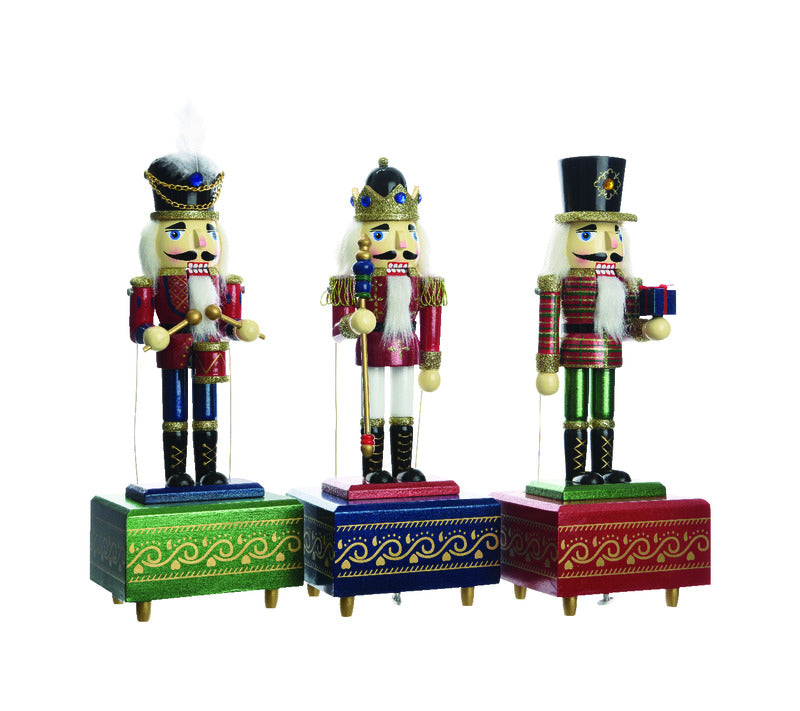 DECORIS - Decoris Assorted Firwood Nutcracker 12 in.