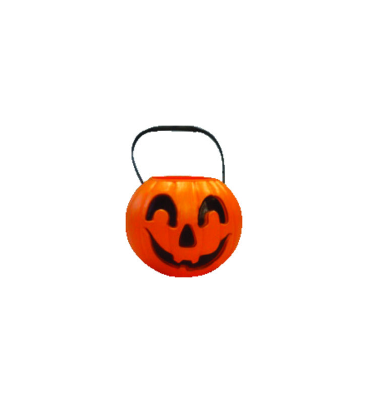 UNION PRODUCTS - Union Products 8 in. Pumpkin Pail Halloween Decor - Case of 12
