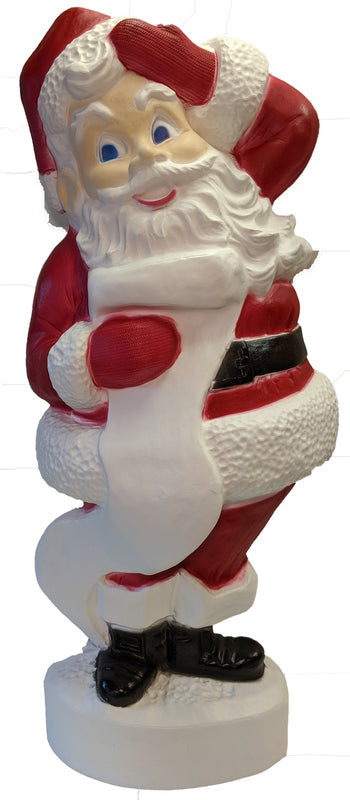 UNION PRODUCTS - Union Products Incandescent Santa 3.5 ft. Blow Mold