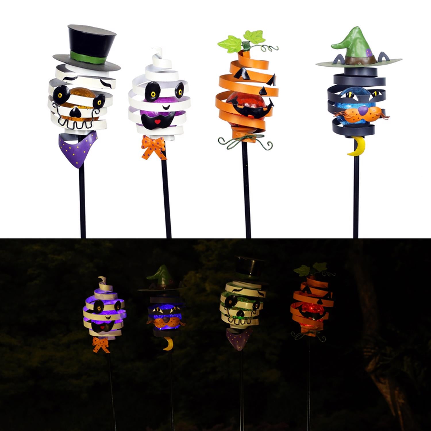 Alpine LED Bouncy Halloween Stake Yard Decor - Case of 20