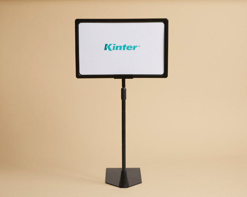 KINTER - Black Plastic K-Frame Sign Holder [11X7FRAME-ACE]