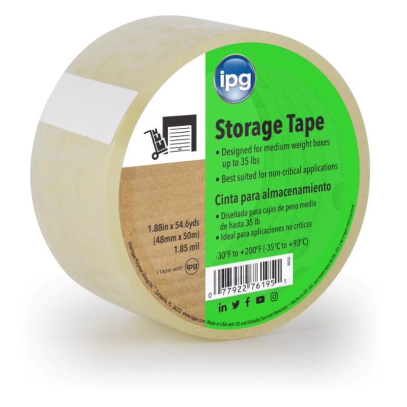 IPG - IPG i Tape 1.88 in. W X 54.6 yd L Storage Tape Clear