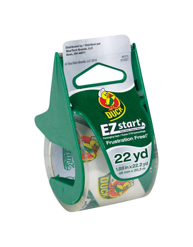 DUCK - Duck EZ Start 1.88 in. W X 22.2 yd L Packing Tape Clear