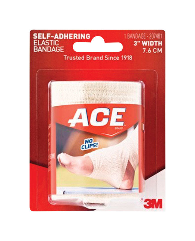 3M - 3M Ace 3 in. Beige Self Adhering Elastic Bandage