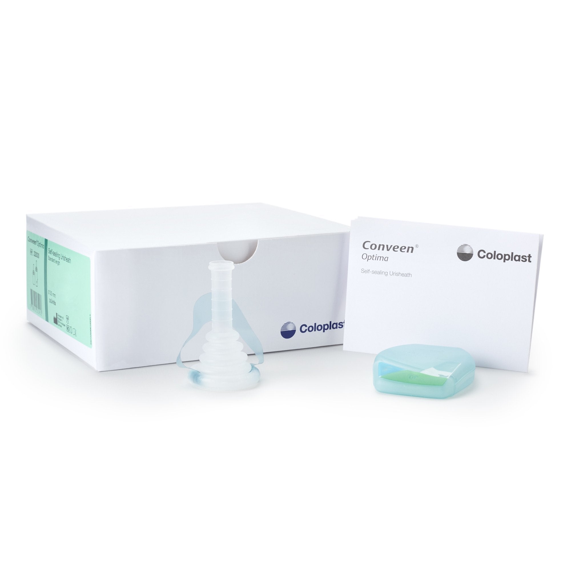 Coloplast - Male External Catheter Conveen® Optima Self-Adhesive Seal PSX Silicone Medium [30/BX] (711963_BX)
