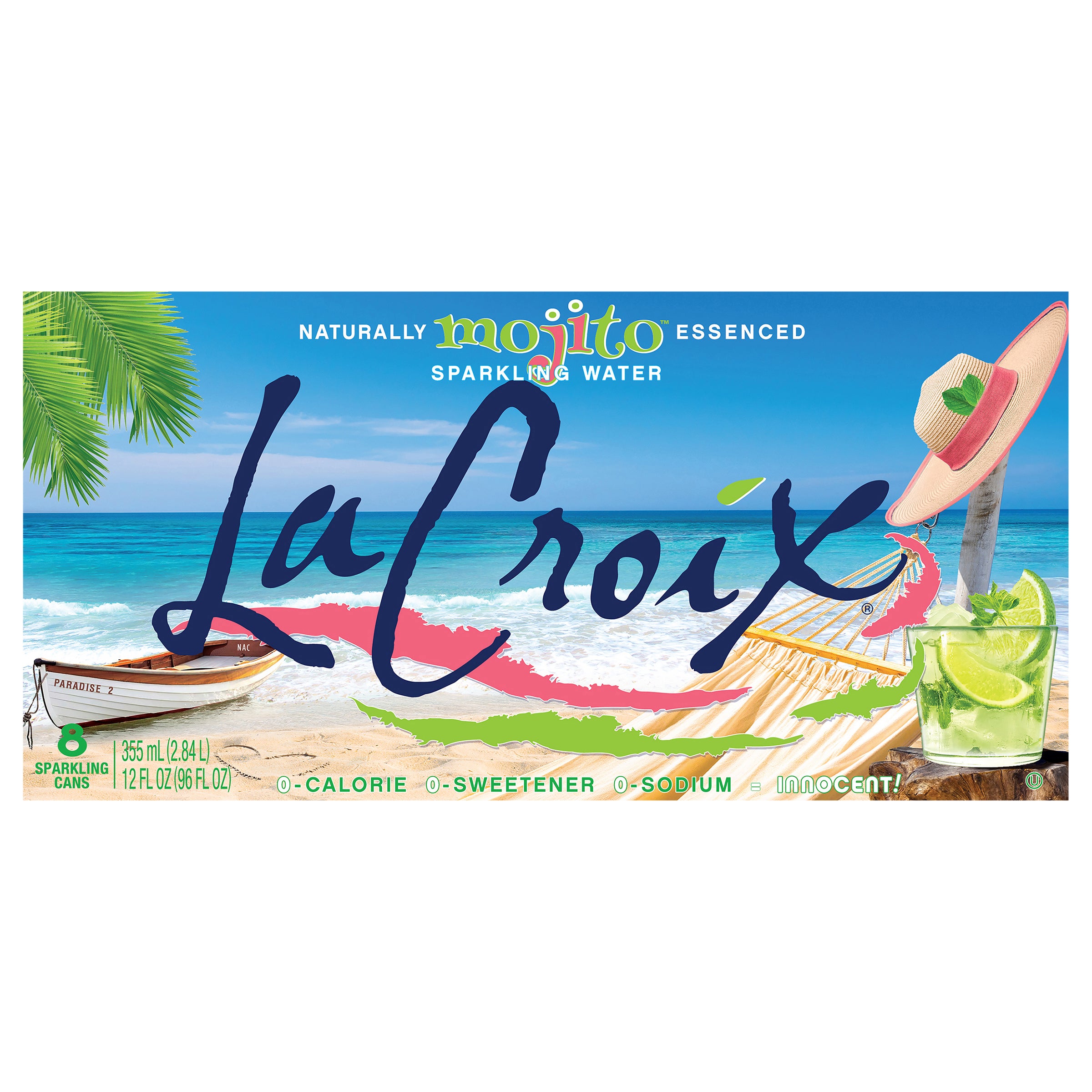 LaCroix Mojito 8 Pack 12oz - Case of 3