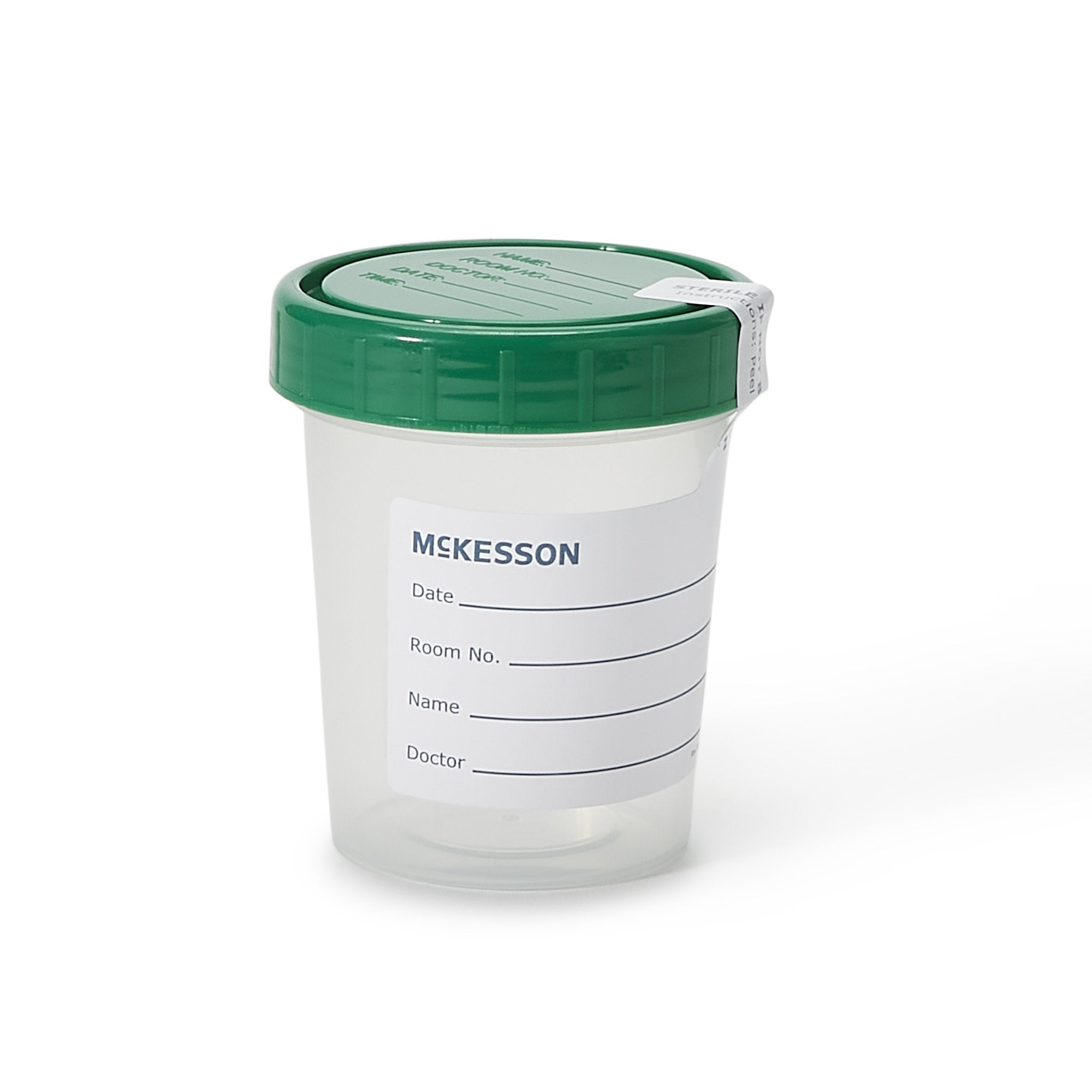 McKesson Brand - Specimen Container McKesson 120 mL (4 oz.) Screw Cap Sterile Inside Only [1/EA]