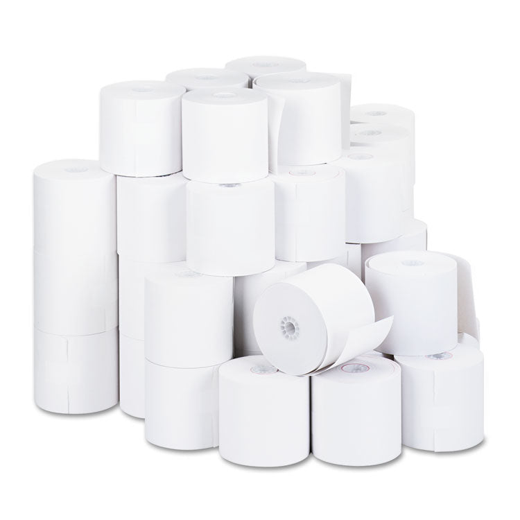 Universal - Impact and Inkjet Print Bond Paper Rolls, 0.5" Core, 2.75" x 190 ft, White, 50/Carton