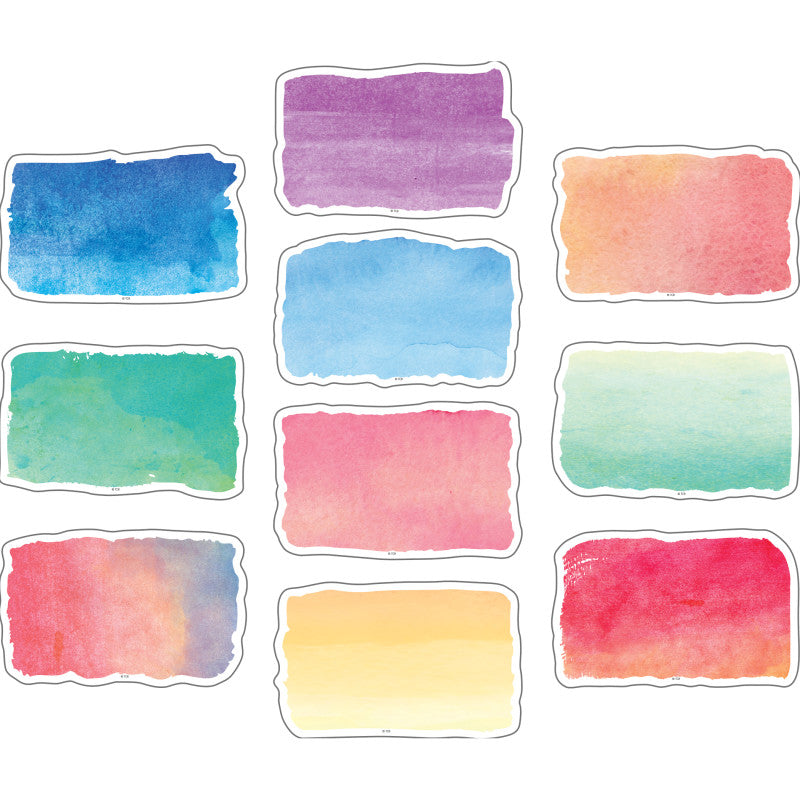 TEACHER CREATED RESOURCES - Watercolor Accents, 30 Per Pack, 3 Packs