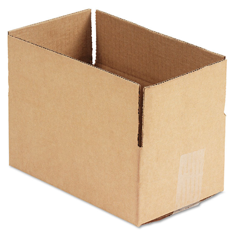 Universal - Fixed-Depth Corrugated Shipping Boxes, Regular Slotted Container (RSC), 6" x 10" x 4", Brown Kraft, 25/Bundle