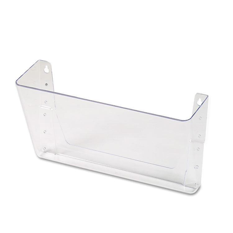 Universal - Wall Files, Letter Size, 13" x 4" x 7", Clear