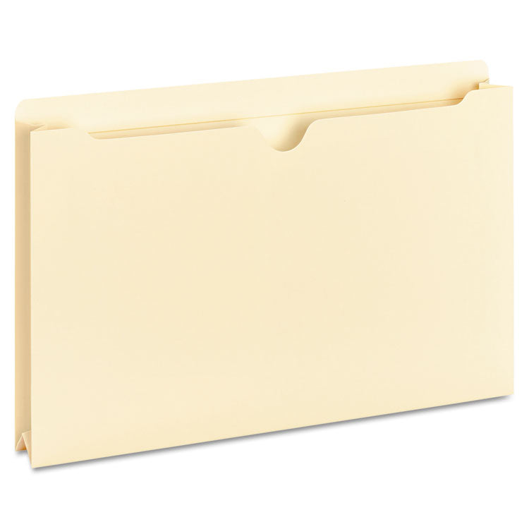 Universal - Deluxe Manila File Jackets with Reinforced Tabs, Straight Tab, Legal Size, Manila, 50/Box