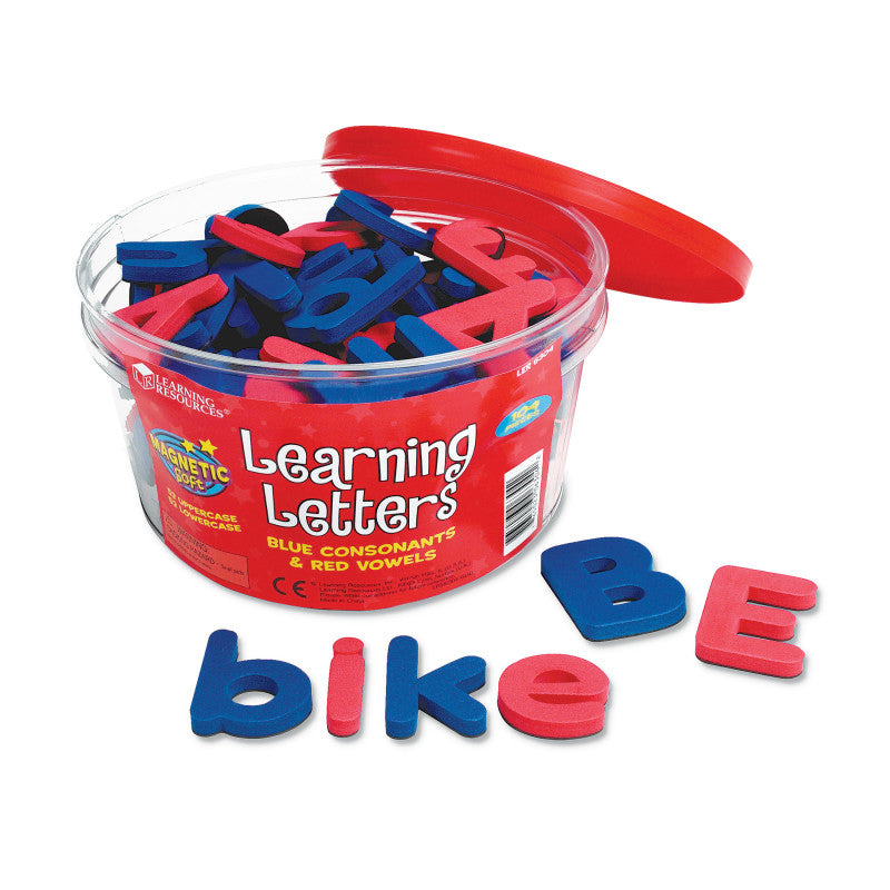 LEARNING RESOURCES - Magnetic Soft Foam Learning Letters, Uppercase & Lowercase