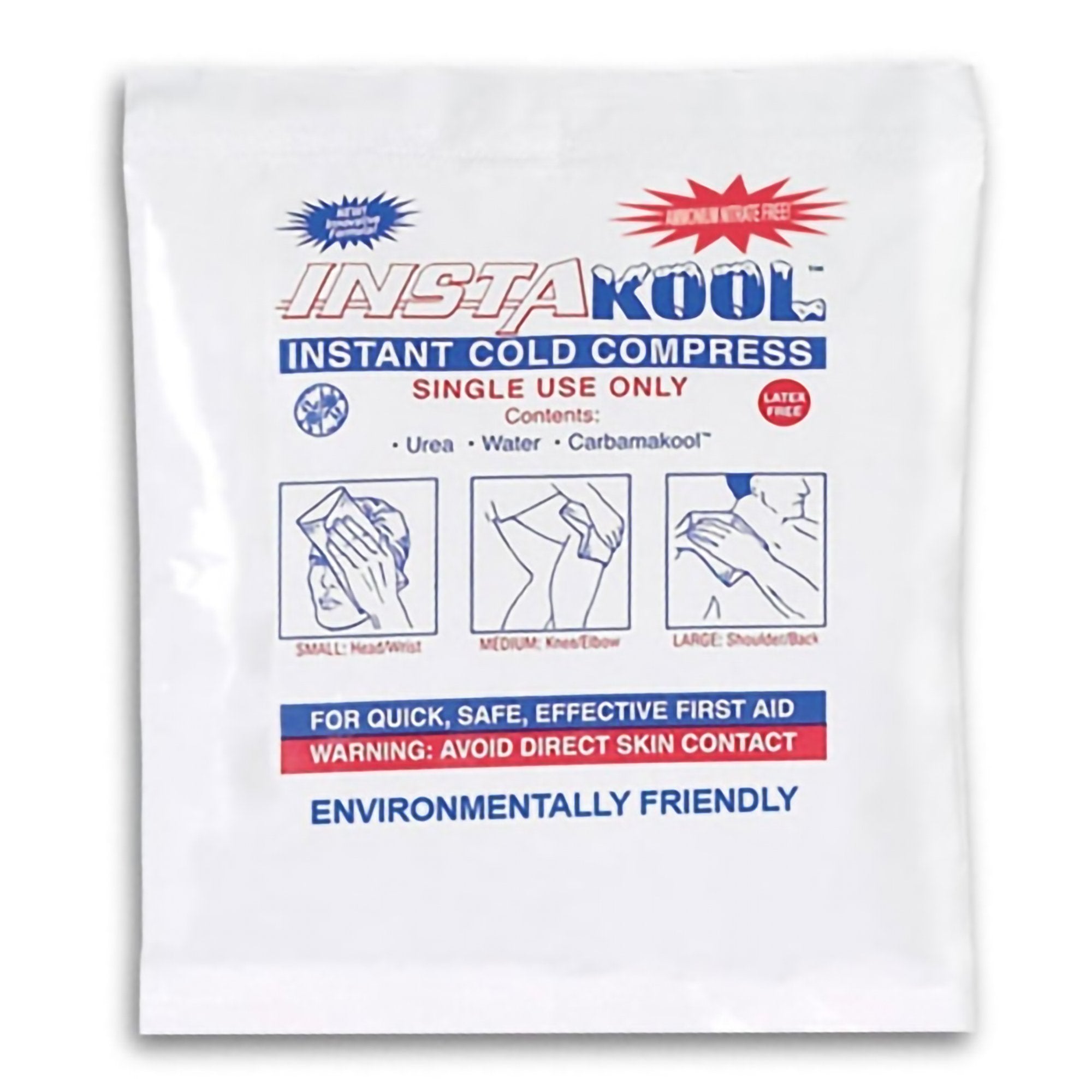 Nortech Lab Corp - Instant Cold Pack InstaKool™ General Purpose Small 5 X 6 Inch Plastic / Urea / Water / CarbamaKool™ Disposable [1/EA]
